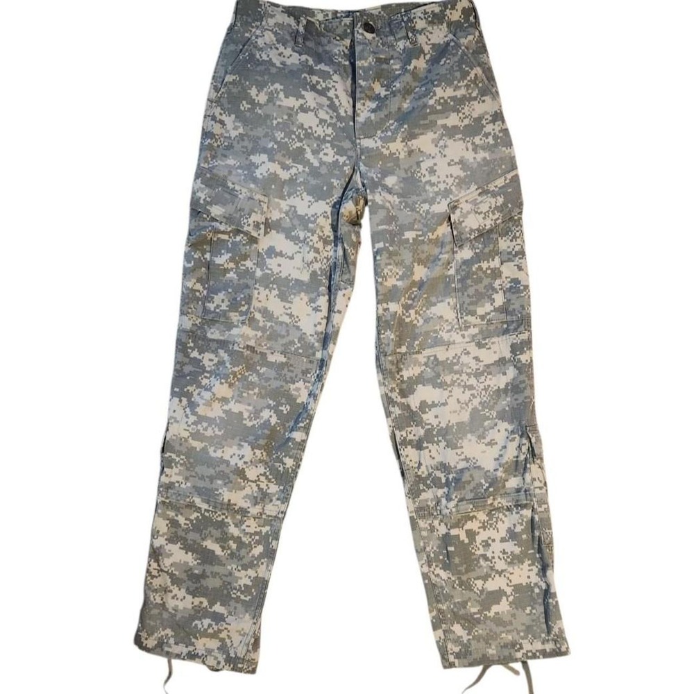 Authentic Baggy Camo US Military ACU Digital Cargo Pants Ripstop Utility Trouser